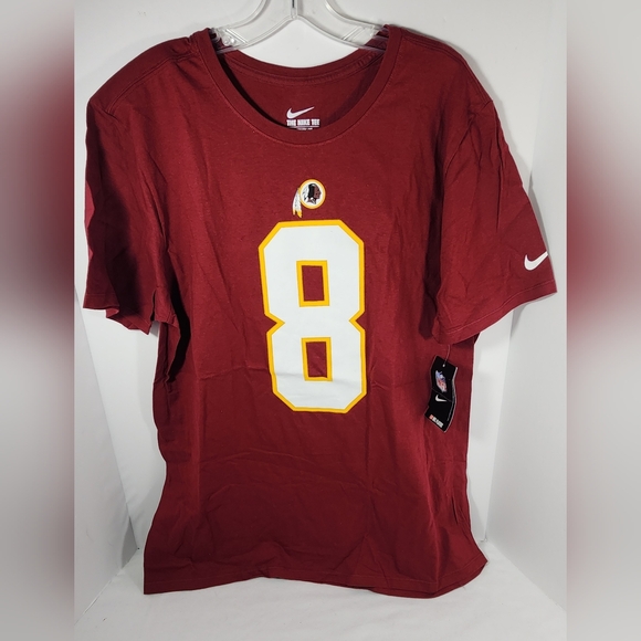 Nike Other - NWT The Nike Tee Kirk Cousins #8 Athletic Cut Size Extra Large, Burgundy & Gold